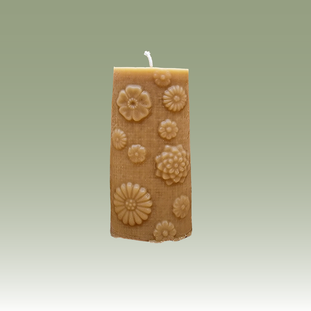 The Flower Power Pillar Candle Mould