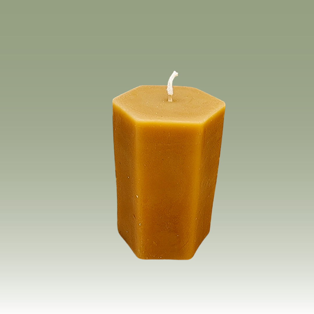 The Hexagon Pillar Block Candle Mould