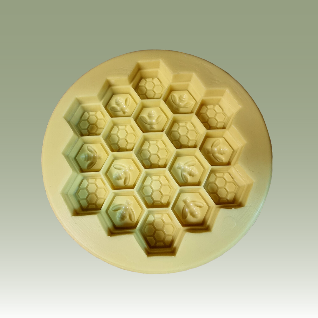 The 19 Piece Bee & Comb Candle Mould