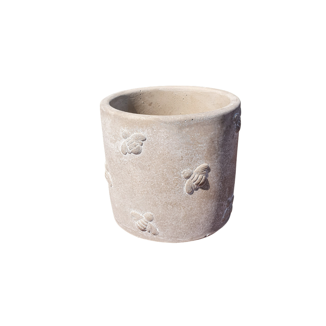 Bee Cement Plant Pot