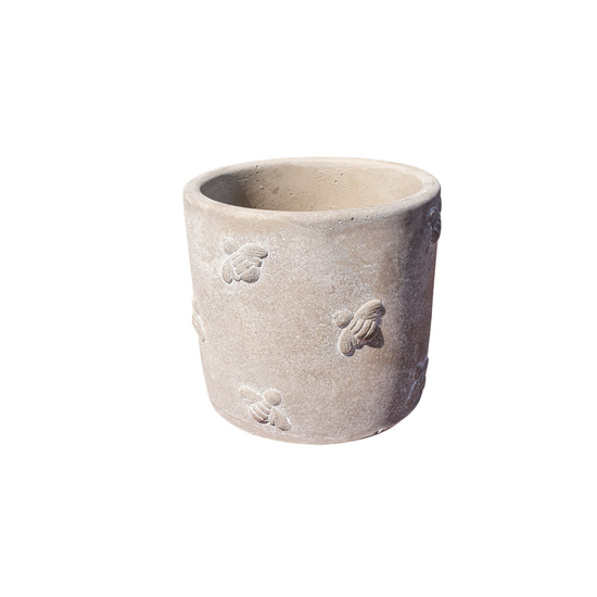 Bee Cement Plant Pot