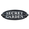Cast Iron Secret Garden Sign