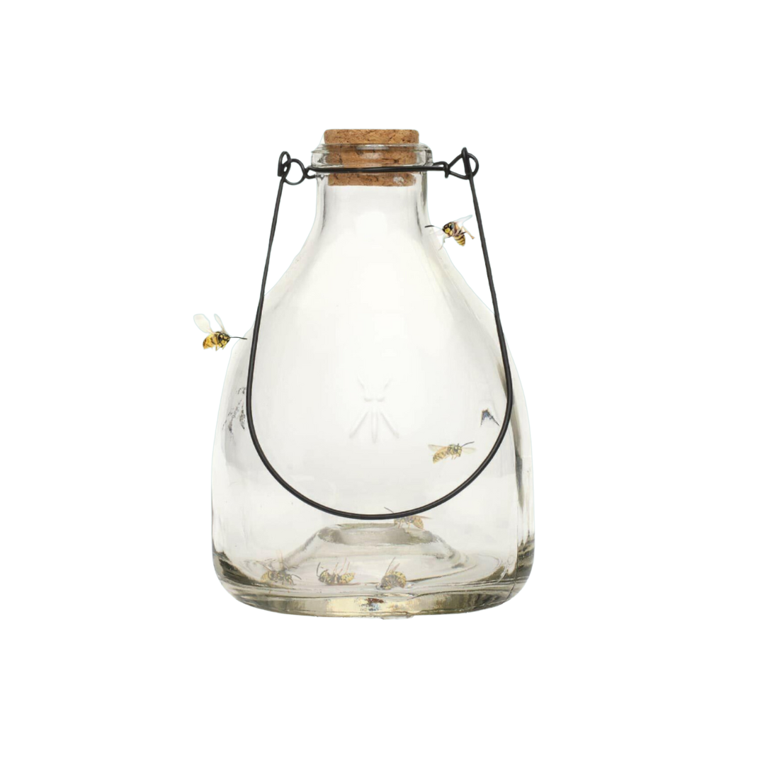 Clear Glass Wasp Trap