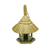 Artisan Hexagonal Thatched Bird Table