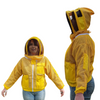 Vented Jacket with Fencing Veil - Yellow
