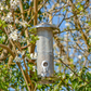 Medium Stainless Steel Seed Bird Feeder with Squirrel-Proof Locking Lid - 4 Port