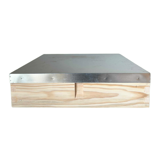 National Deep Roof Assembled - Pine