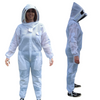 Air-Mesh Suit with Fencing Veil - Colour: White