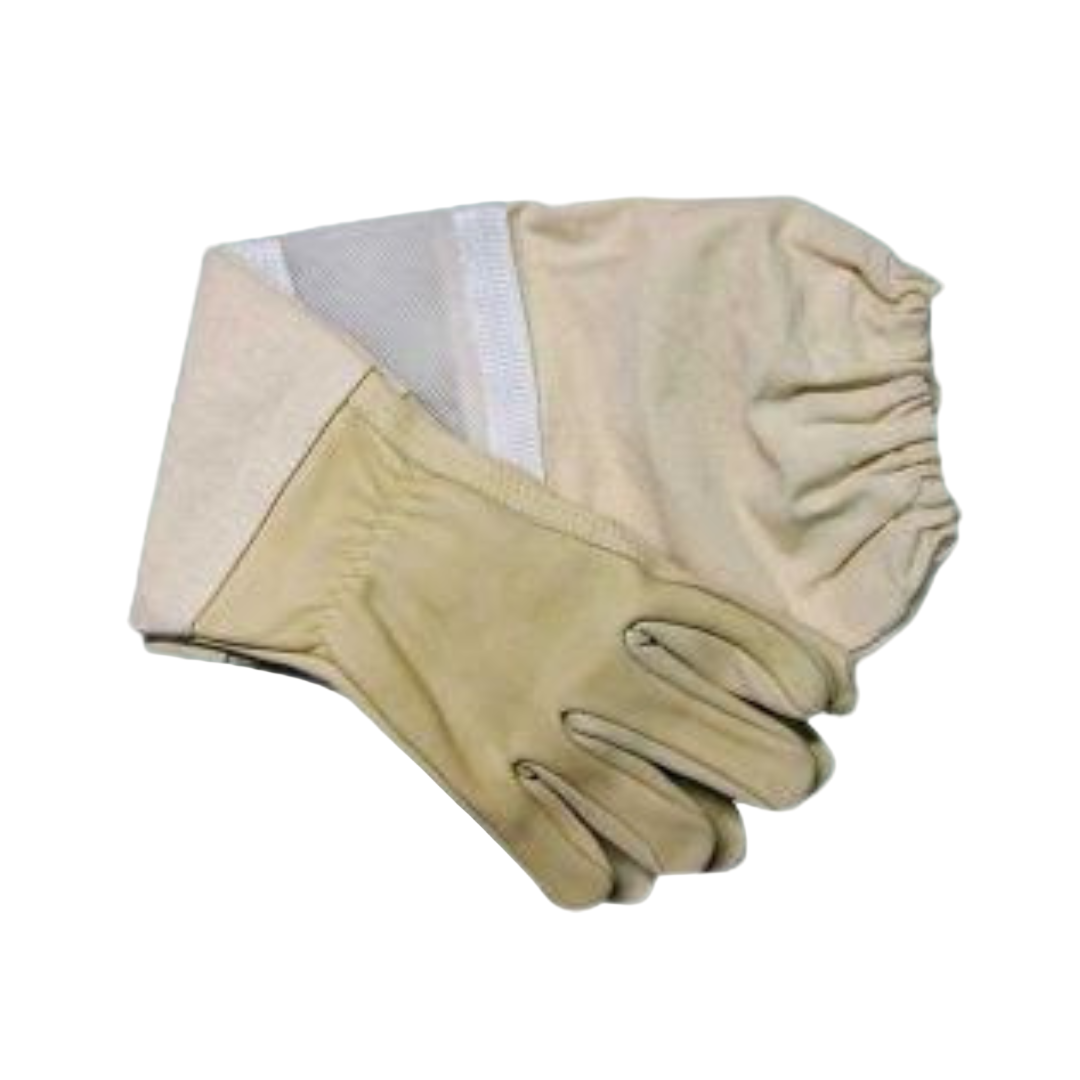Budget Beekeeping Vented Leather Gloves - XXL ONLY