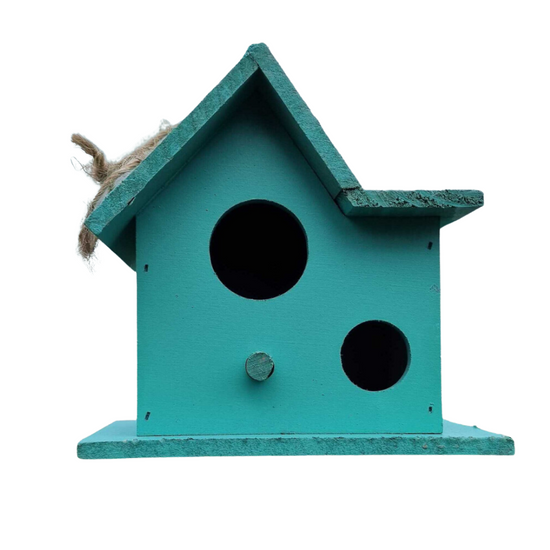 Small Hanging Wooden Bird House