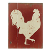 White Rooster Sign