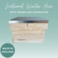 National Winter Hive - With Frames & Wax Foundation - Pine
