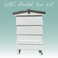 WBC Painted Hive - Pine