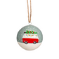 Campervan Papier Mache Festive Decoration