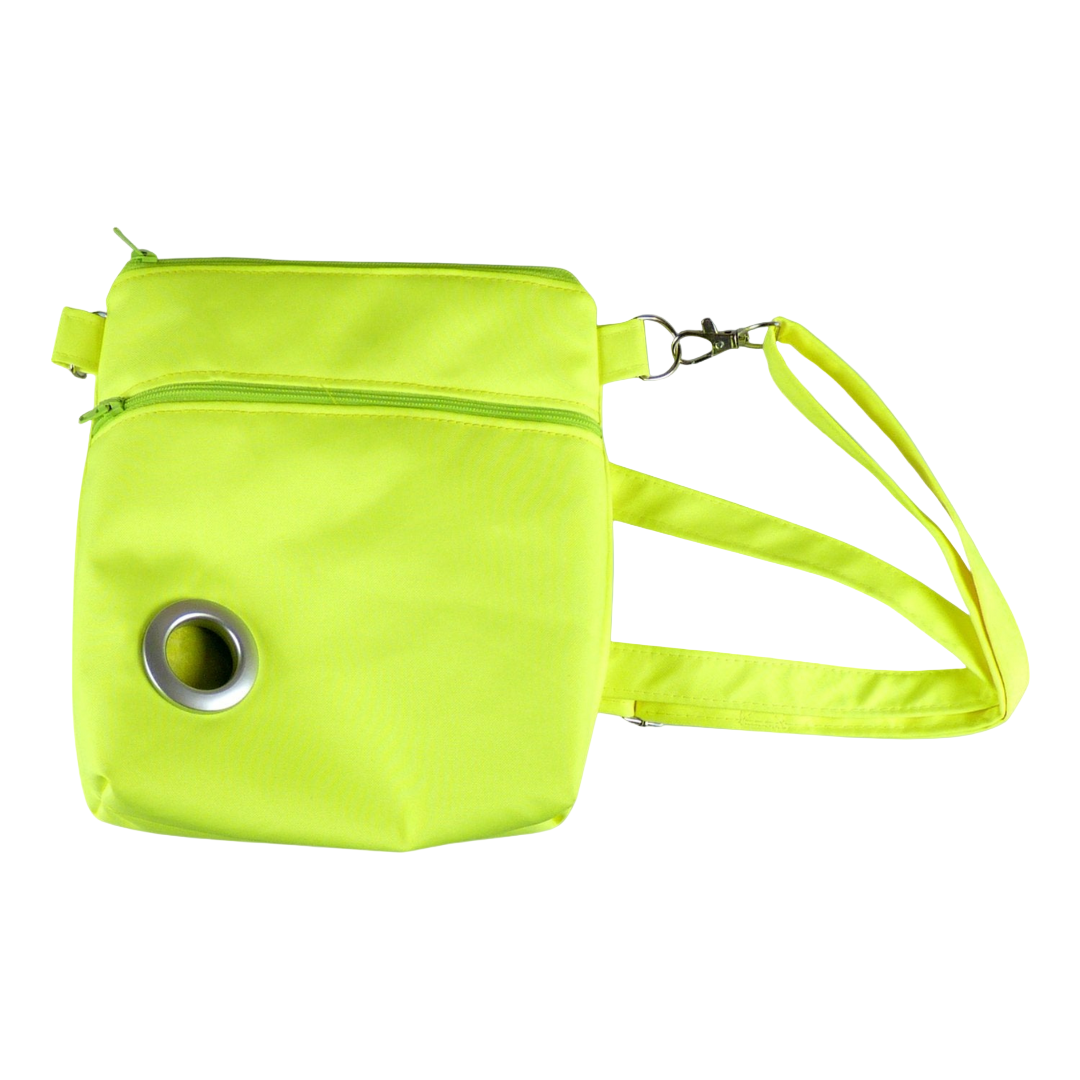 Handmade Waterproof Dog Walking Bag Neon