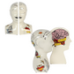 Phrenology Tattoo Ceramic Bookends