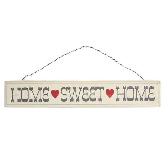 Rustic Wooden 'Home Sweet Home' Sign