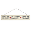 Rustic Wooden 'Home Sweet Home' Sign