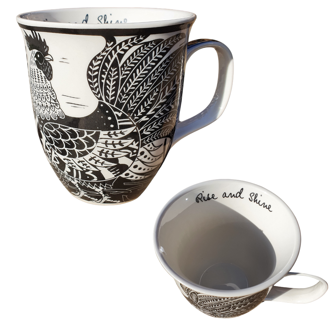 Boho Rooster Mug