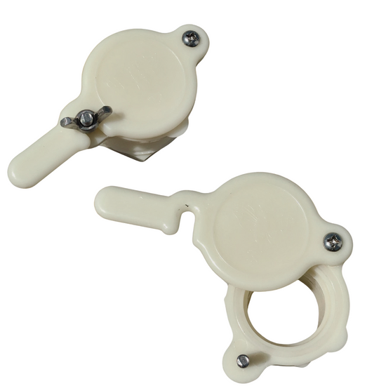 4cm White Plastic Honey Gate