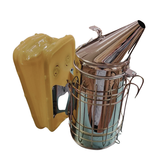 Smoker with Yellow Plastic Bellow