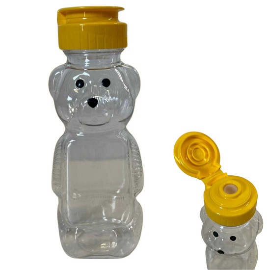 12oz Squeezy Teddy Bear - (24 Pack)