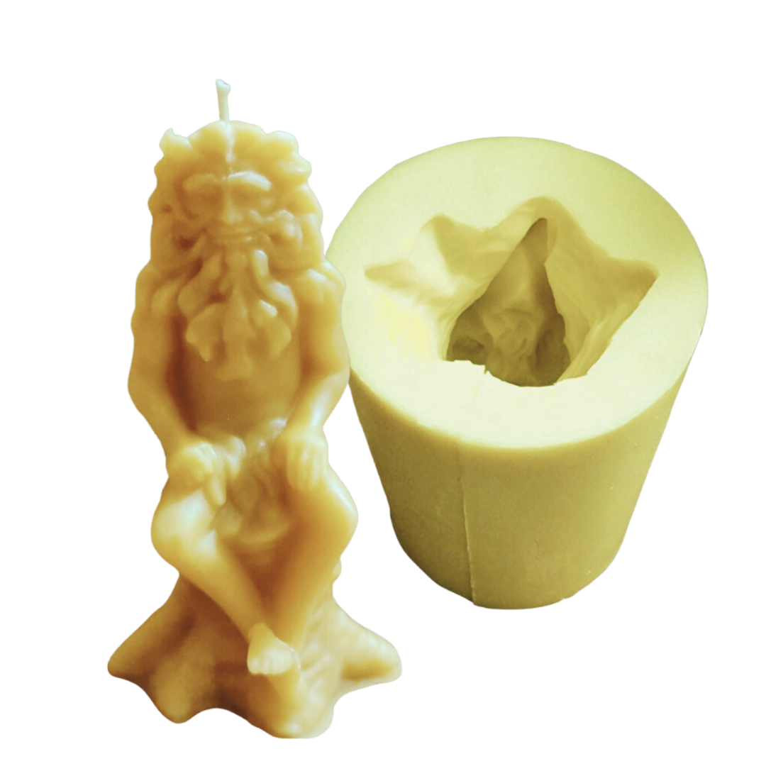 The Green Man Candle Mould