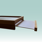 National Open Mesh Floor With Sloped Landing Board - Assembled - Cedar