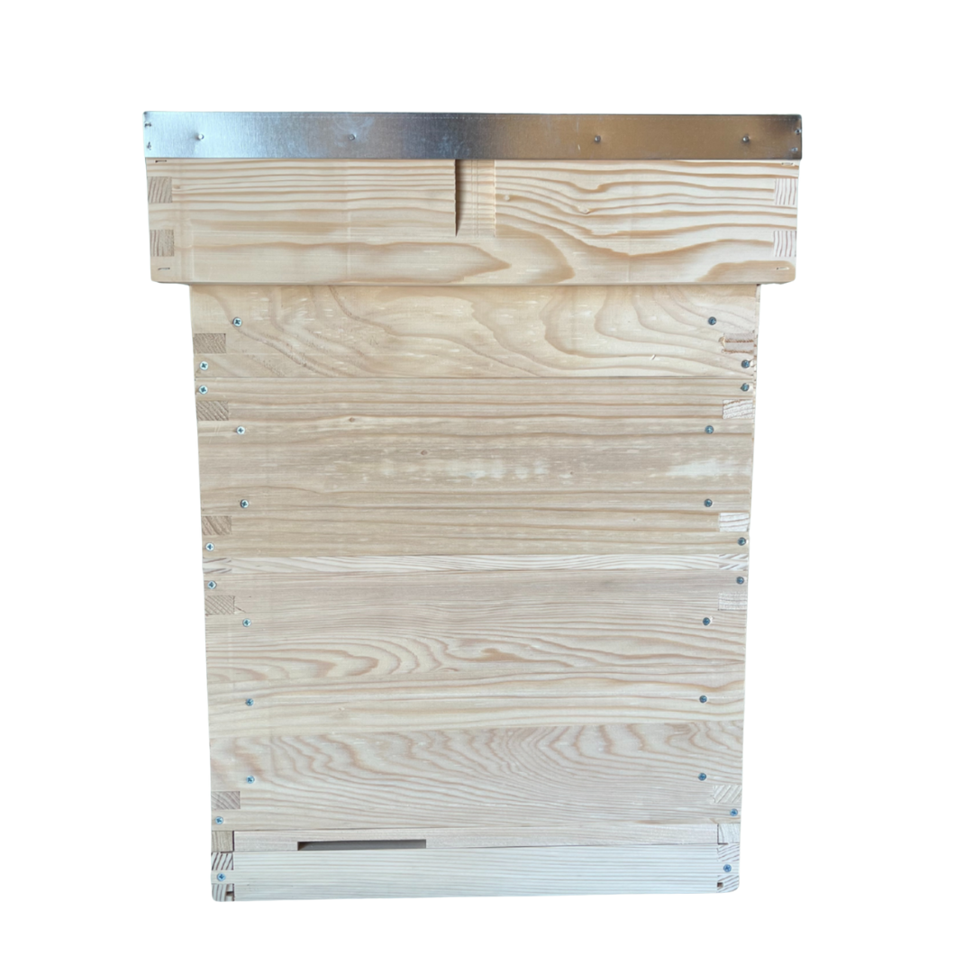 National Complete Premium Hive Kit with Frames & Wax Foundation - Pine