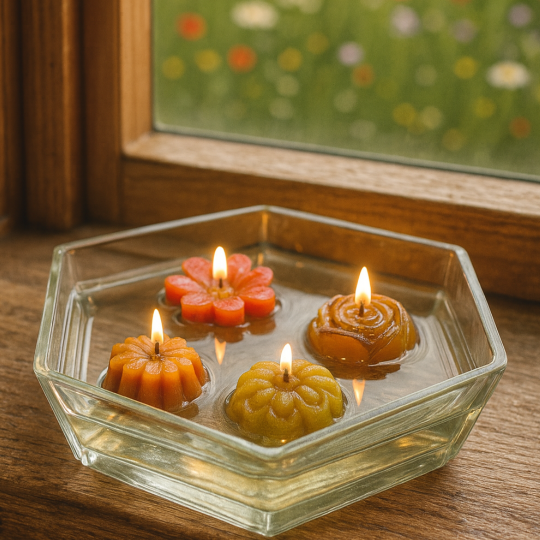 The Flower Candle Set Candle Mould