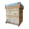 National Flat Pack Complete Hive Kit with Frames & Plastic Foundation - Cedar