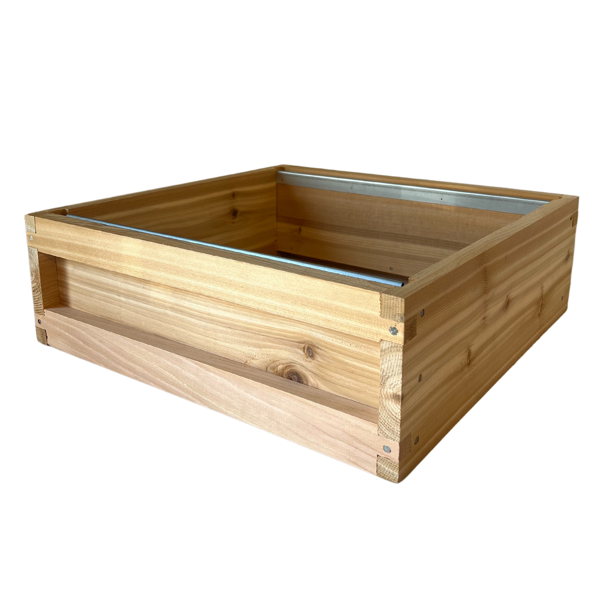National Complete Hive Kit with Frames & Wax Foundation FLAT PACKED  - Cedar