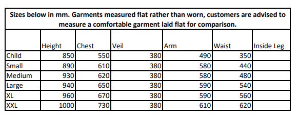 Poly Cotton Suit with Fencing Veil: Olive