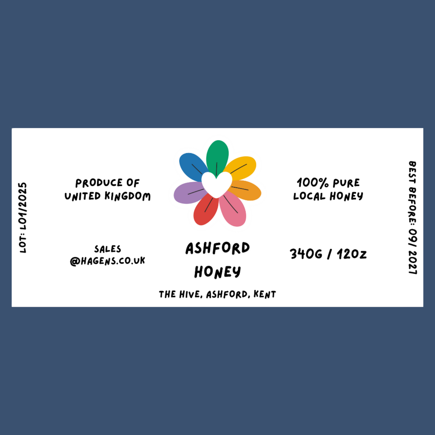 The Flower (50 or 100 labels)