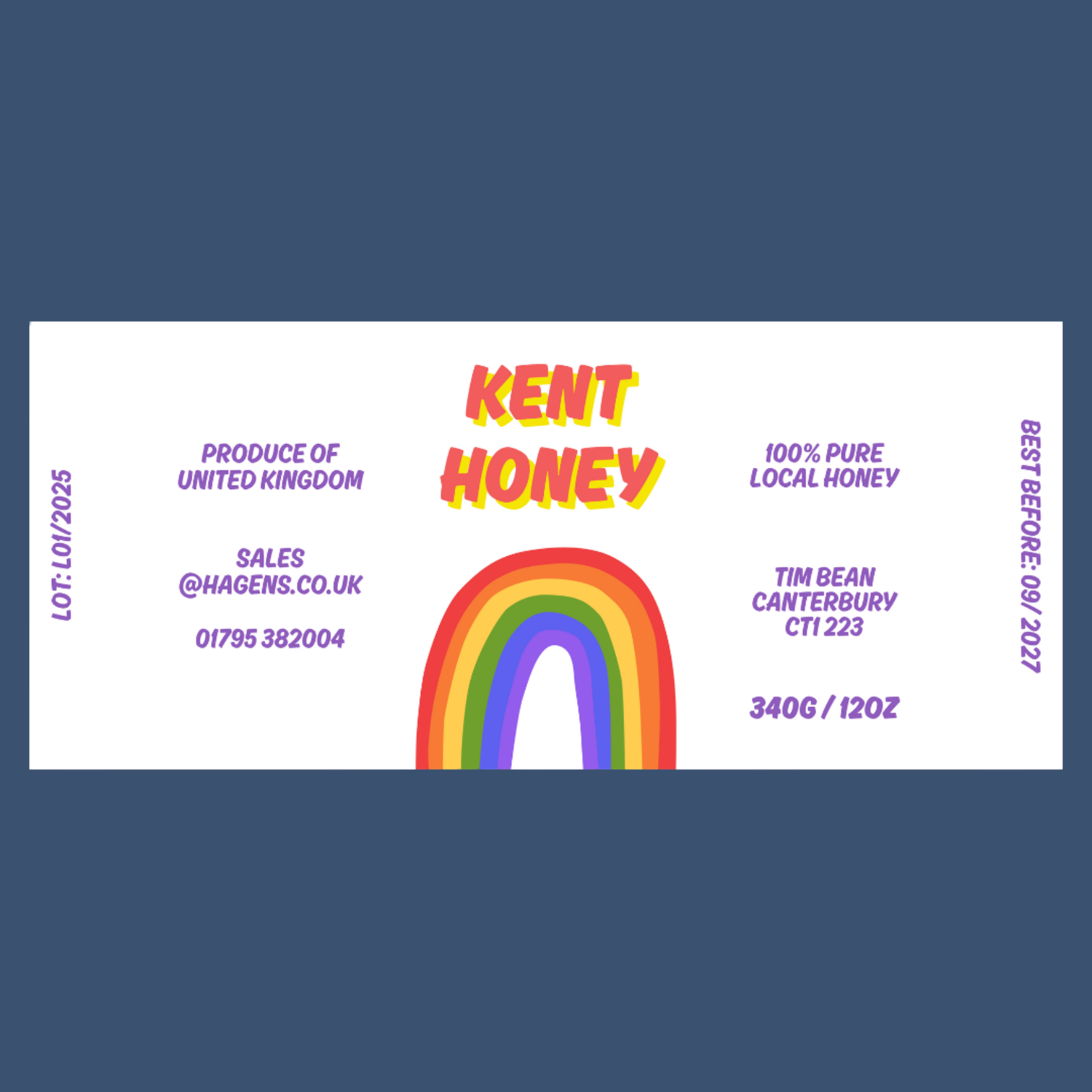 The Rainbow (50 or 100 labels)