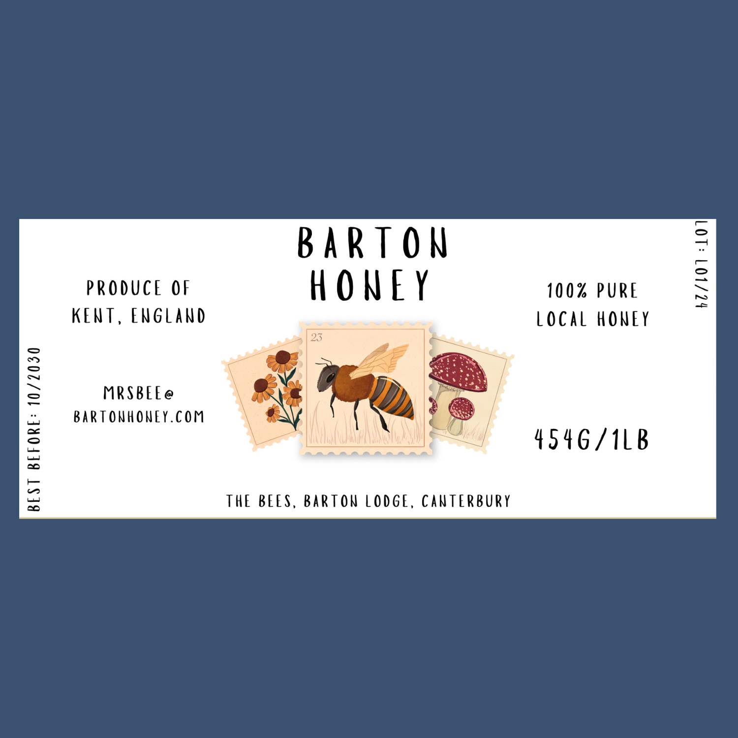 The Stamp Labels (50 or 100 labels)