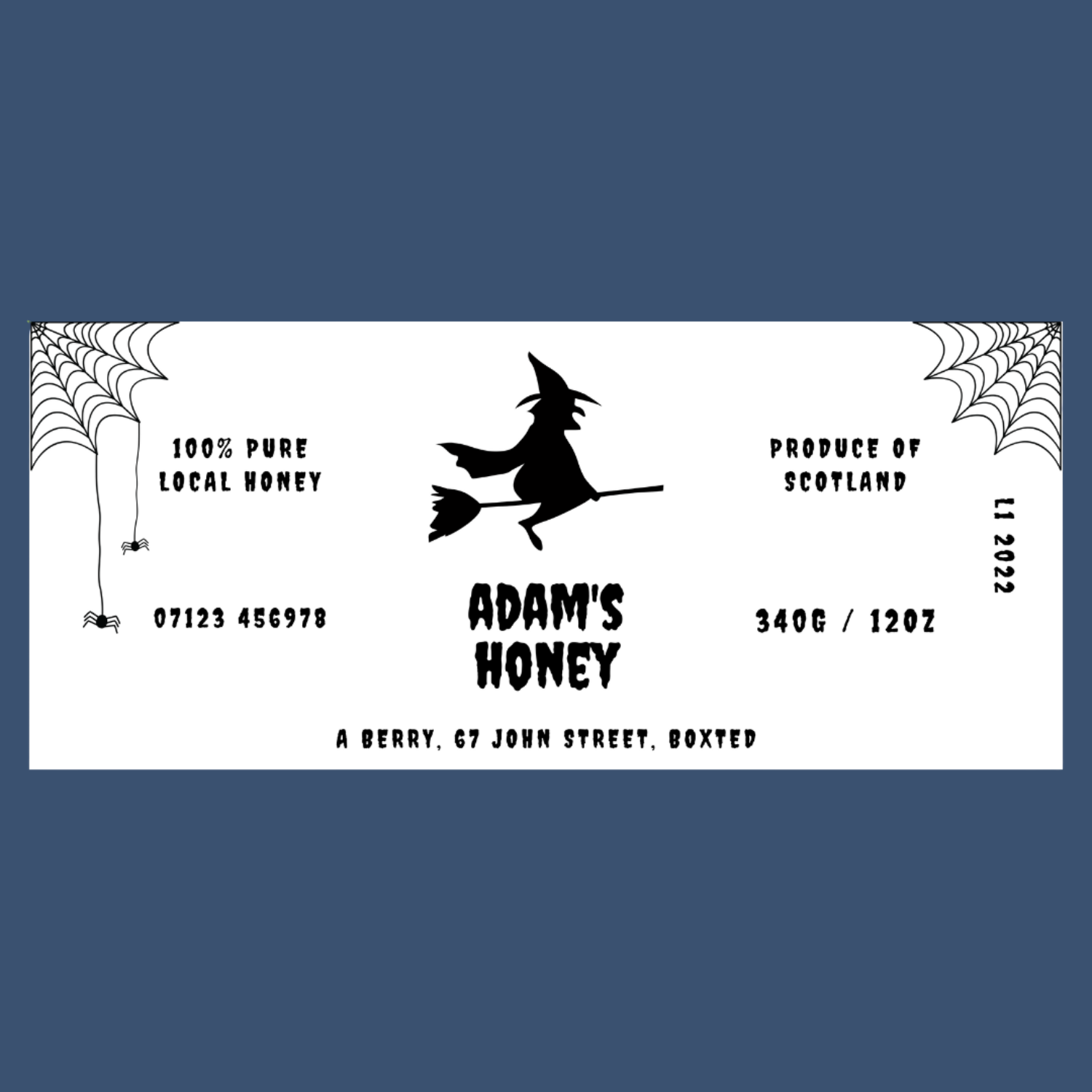 The Witchy Woo Labels (50 or 100 labels)