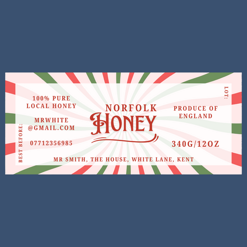 The Festive Circus Labels (50 or 100 labels)