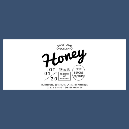 The Simply Honey Labels (50 or 100 labels)