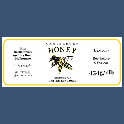 The Mellow Yellow Labels (50 or 100 labels)