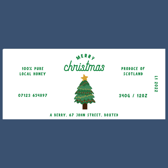 The Christmas Tree Labels (50 or 100 labels)