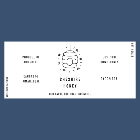 The Simple Skep Labels (50 or 100 labels)