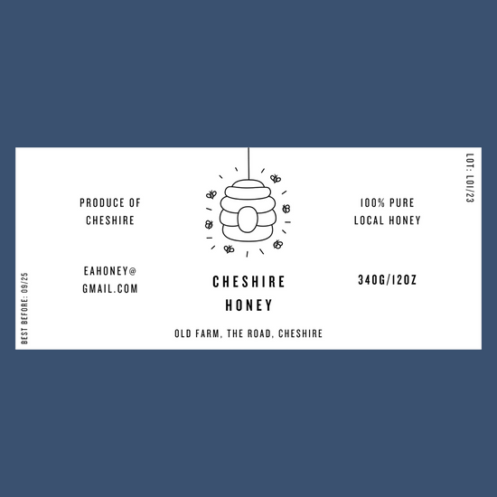 The Simple Skep Labels (50 or 100 labels)