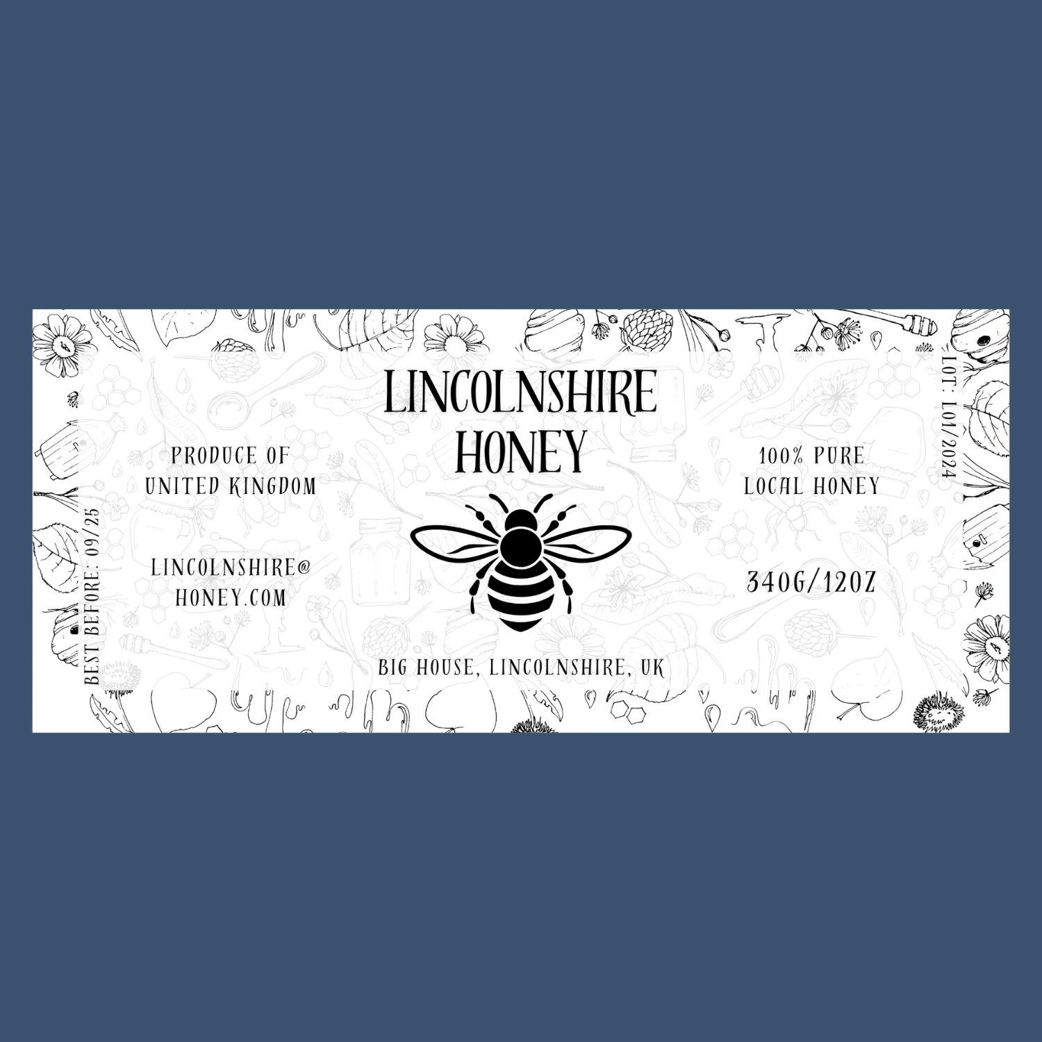 The Patchwork Labels (50 or 100 labels)