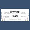 The Divine Heather Honey Labels (50 or 100 labels)