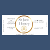 The Golden Circle Honey Labels (50 or 100 labels)