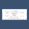 The Wildflower Honey Labels (50 or 100 labels)