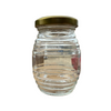 Skep Style Glass Jar with Gold Lids - 10 pack