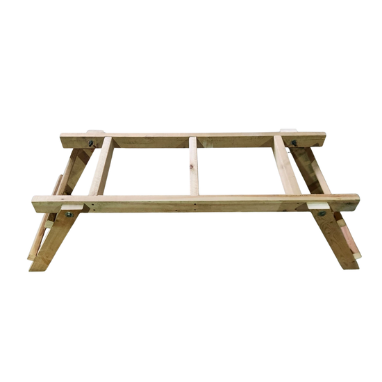 Double Folding Wooden Hive Stand - Assembled