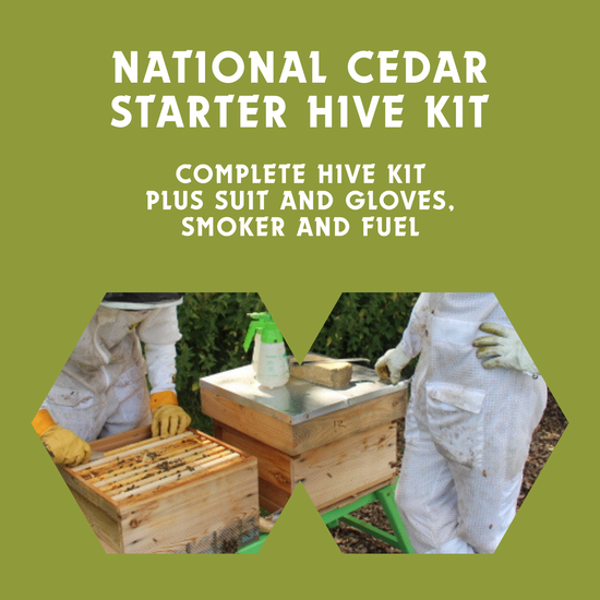 National Complete Starter Hive Kit - Cedar